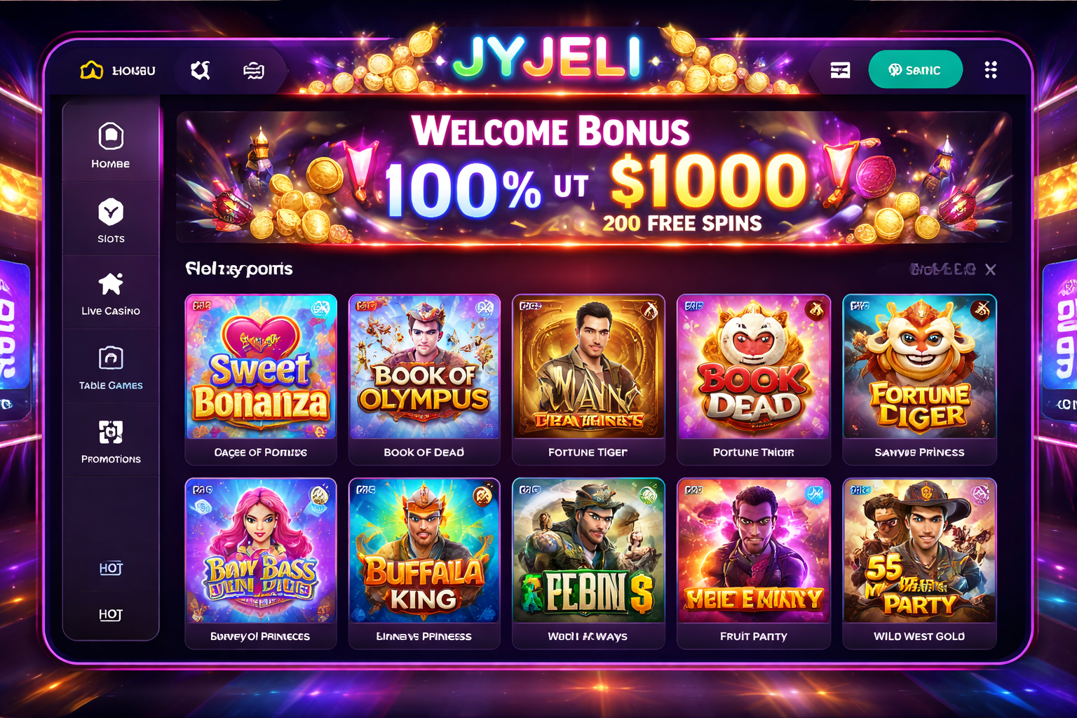 JYJELI top slot titles with vibrant reels and win animations JYJELI top slot titles with vibrant reels and win animations